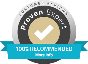ProvenExpert 100% Recommended